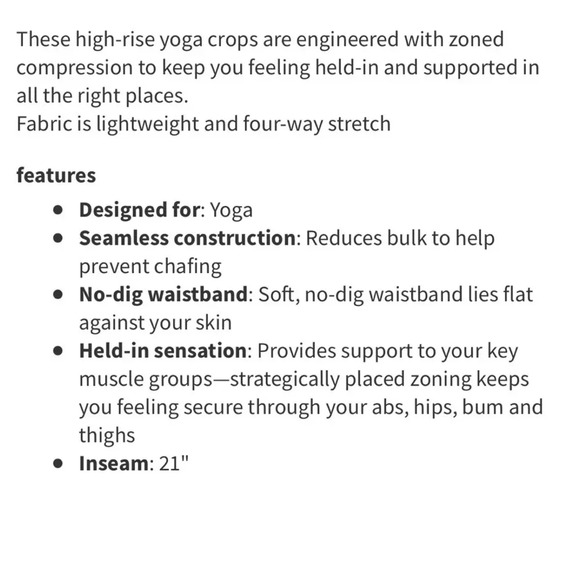 Lululemon Zone In Crop 21" Leggings Berry Rumble seamless High Rise Size 4 - Picture 9 of 9